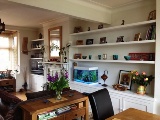 wall to wall shelving cabinets