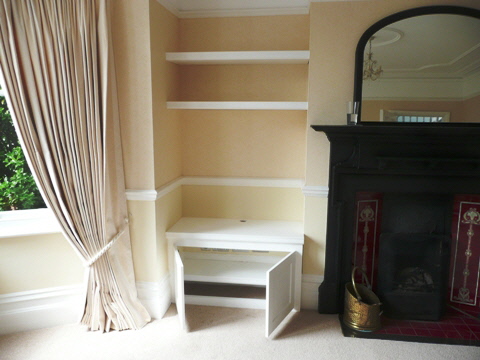 alcove shelves