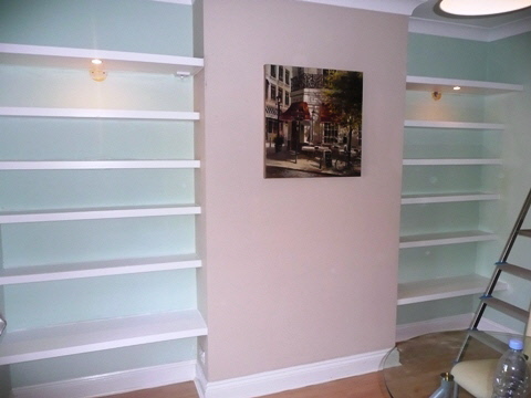 London shelves