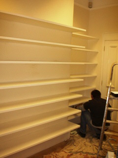 shiny shelves